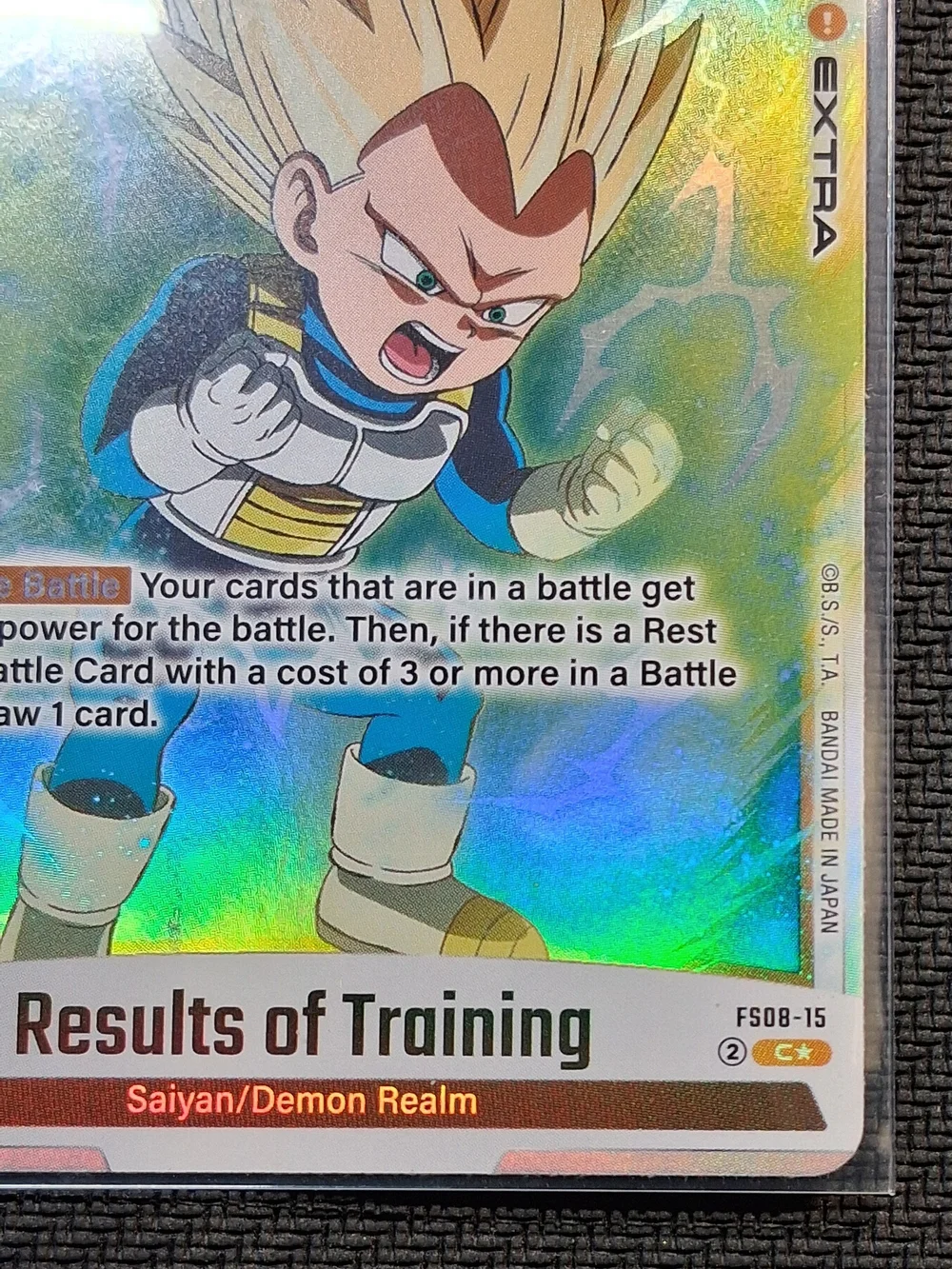 Results Of Training FS08-15 C Star Alternate Art Dragon Ball Super Fusion World